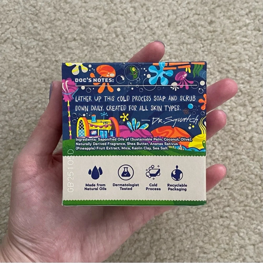 Dr. Squatch Nautical Nonsense, Sea Star Shenanigans Bricc Soap + Deodorant Set